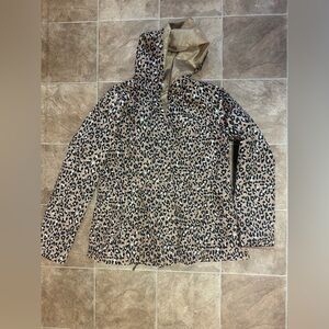 Leopard Print Rain Jacket